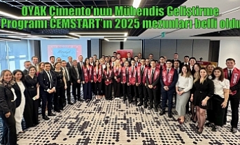 OYAK Çimento’nun Mühendis Geliştirme Programı CEMSTART’ın 2025 mezunları belli oldu
