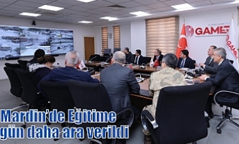 Mardin’de Eğitime 1 gün daha ara verildi