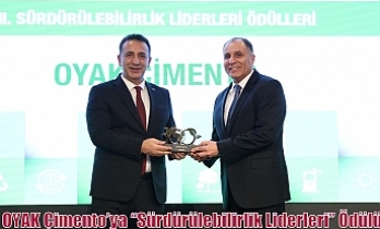 OYAK Çimento’ya “Sürdürülebilirlik Liderleri” Ödülü