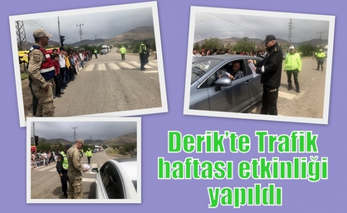 Derik’te Trafik haftası etkinliği yapıldı