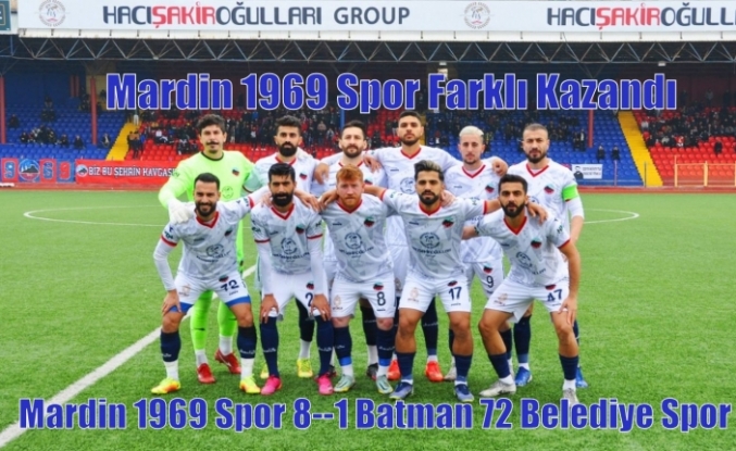 Mardin 1969 Spor Farklı Kazandı