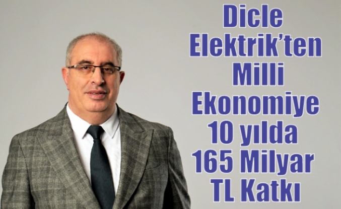 Dicle Elektrik’ten Milli Ekonomiye 10 yılda 165 Milyar TL Katkı