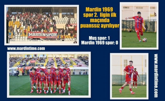Muş spor: 1 Mardin 1969 spor: 0