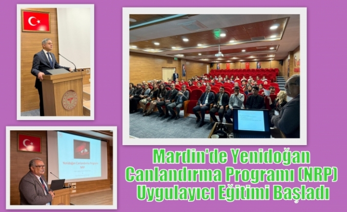 Mardin'de Yenidoğan Canlandırma Programı (NRP) Uygulayıcı Eğitimi Başladı