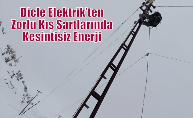 Dicle Elektrik’ten Zorlu Kış Şartlarında Kesintisiz Enerji