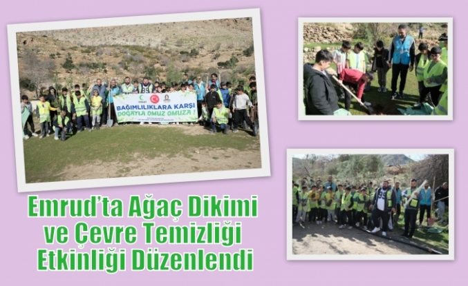 Emrud’ta Ağaç Dikimi ve Çevre Temizliği Etkinliği Düzenlendi