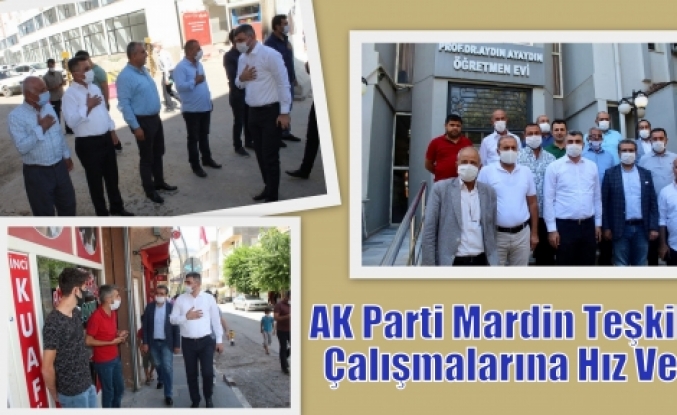                              AK Parti Mardin Teşkilatı Çalışmalarına Hız Verdi