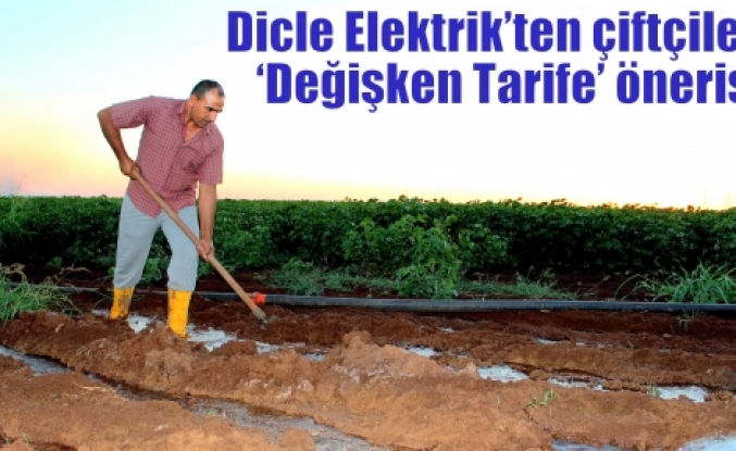 Dicle Elektrik’ten çiftçilere ‘Değişken Tarife’ önerisi