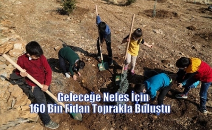 Geleceğe Nefes İçin 160 Bin Fidan Toprakla Buluştu