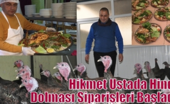 Hikmet Ustada Hindi Dolması Siparişleri Başladı.