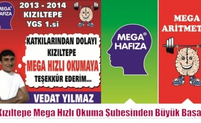 Kızıltepe Mega Hızlı Okuma Şubesinden Büyük Başarı