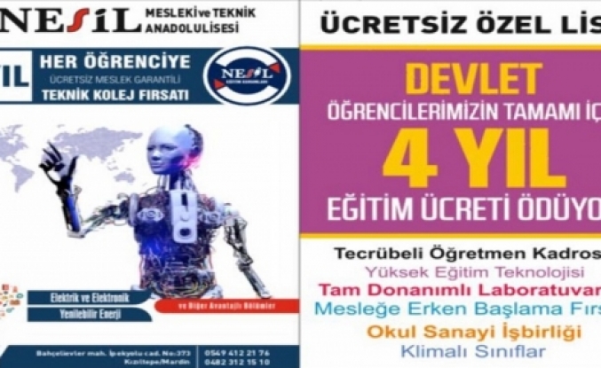 Kızıltepe Özel Nesil Mesleki ve Teknik Anadolu Lisesi