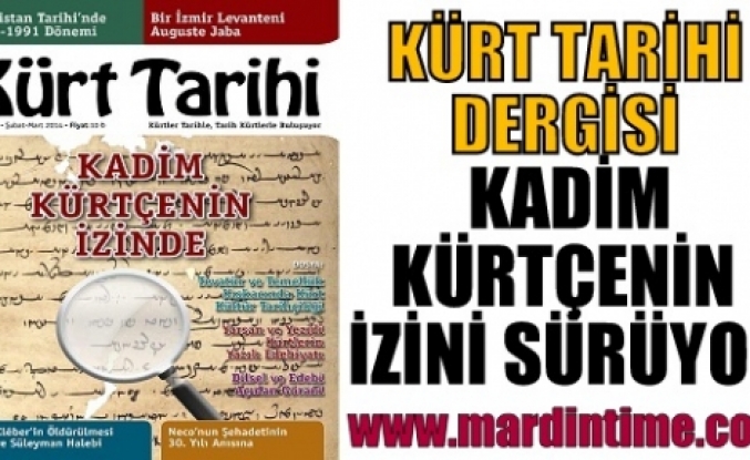 Kürt Tarihi dergisinin 11. sayısı çıktı