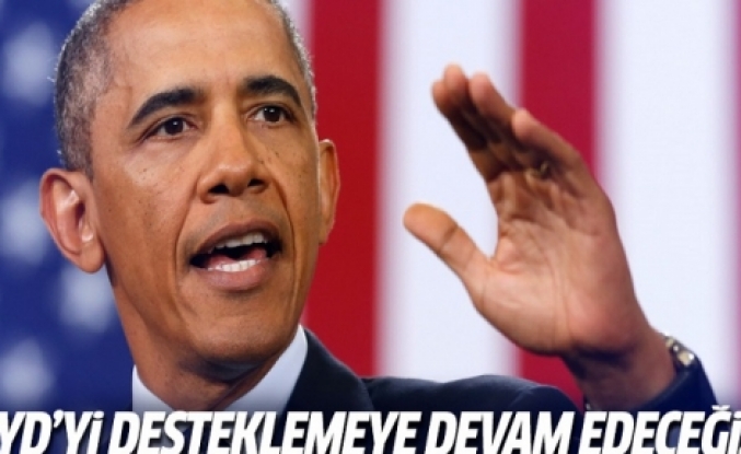 Obama'dan PYD'ye destek vermeye devam edeceğiz mesajı