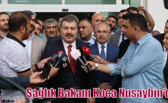 Sağlık Bakanı Koca Nusaybin'de