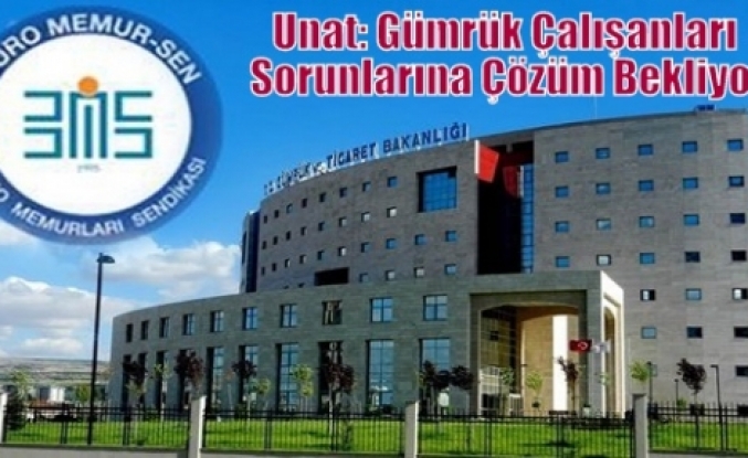 Unat: Gümrük Çalışanları Sorunlarına Çözüm Bekliyor
