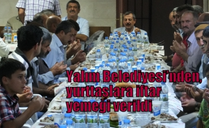 Yalım Belediyesi’nden, yurttaşlara iftar yemeği