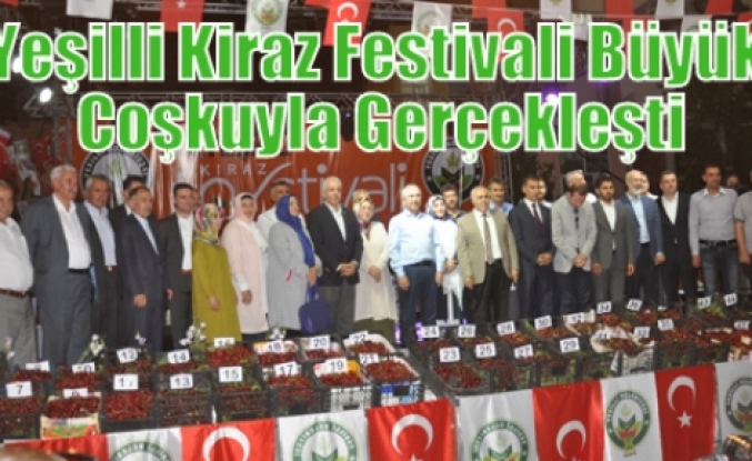 Yeşilli Kiraz Festivali Büyük Coşkuyla Gerçekleşti