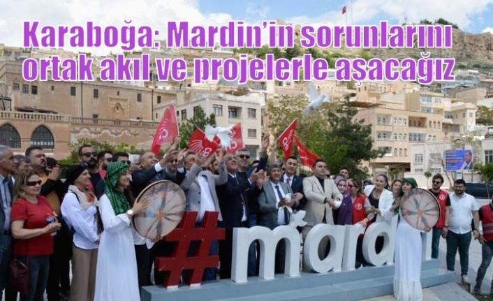 Karaboğa: Mardin’in sorunlarını ortak akıl ve projelerle aşacağız