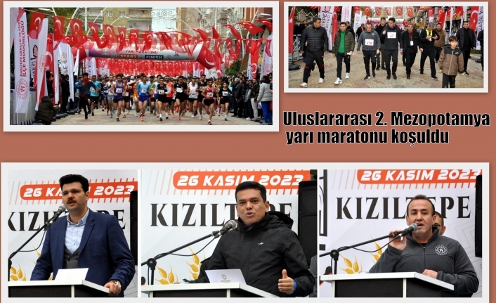 Uluslararası 2. Mezopotamya yarı maratonu koşuldu