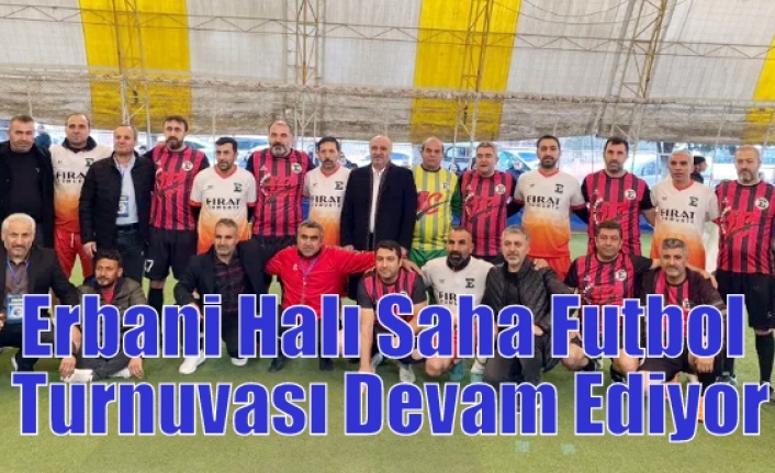 Erbani Halı Saha Futbol Turnuvası Devam Ediyor