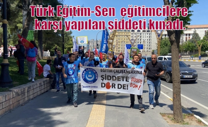 Türk Eğitim-Sen eğitimcilere karşı yapılan şiddeti kınadı.