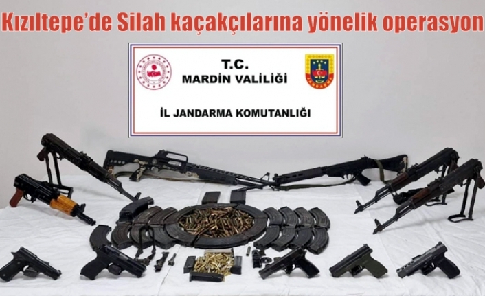 Kızıltepe’de Silah kaçakçılarına yönelik operasyon  Halit Solhan tarafından ya