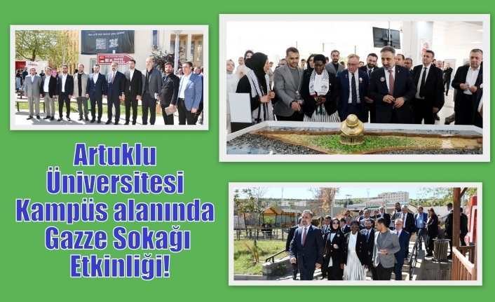 Artuklu Üniversitesi Kampüs alanında Gazze Sokağı Etkinliği!