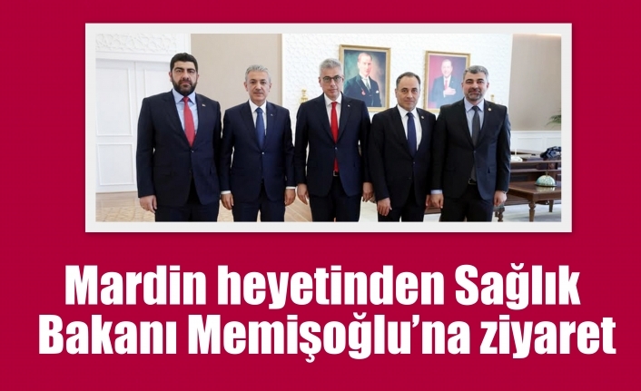 Mardin heyetinden Sağlık Bakanı Memişoğlu’na ziyaret