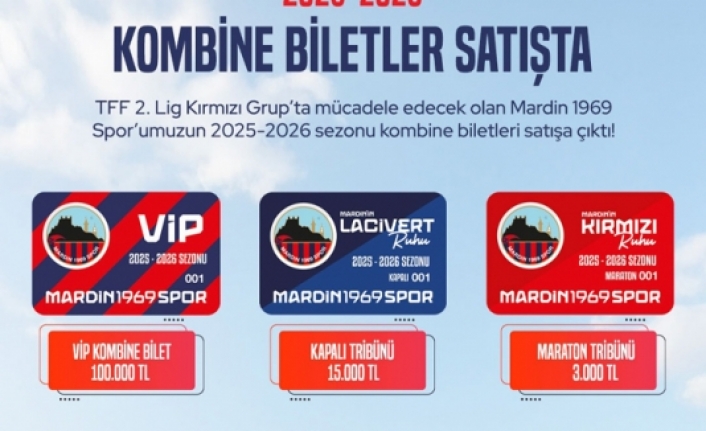 Mardin 1969 Spor Kombine Biletlerinin Satışına Başlandı