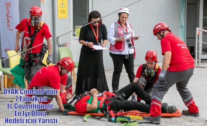 OYAK Çimento’nun 7 Fabrikası İş Güvenliğinde En İyi Olma Hedefi için Yarıştı