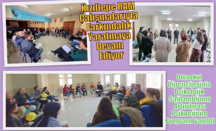 Kızıltepe RAM Çalışmalarıyla Farkındalık Yaratmaya Devam Ediyor