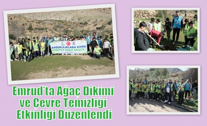 Emrud’ta Ağaç Dikimi ve Çevre Temizliği Etkinliği Düzenlendi