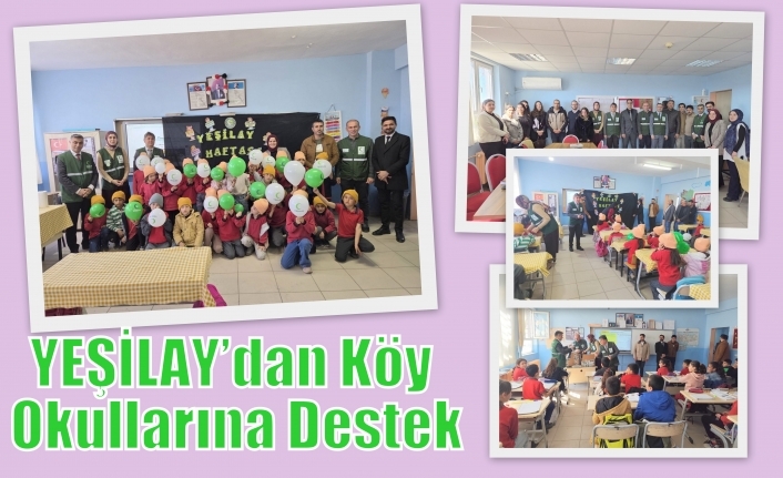 YEŞİLAY’dan Köy Okullarına Destek