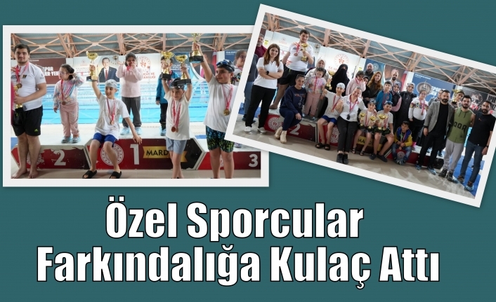 Özel Sporcular Farkındalığa Kulaç Attı
